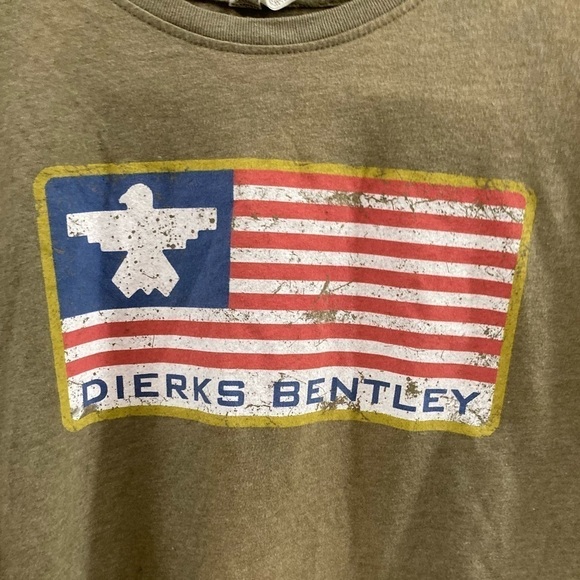 LIVE AND TELL Ladies Dierks Bentley Short Sleeve T-Shirt Size XL - Picture 3 of 4